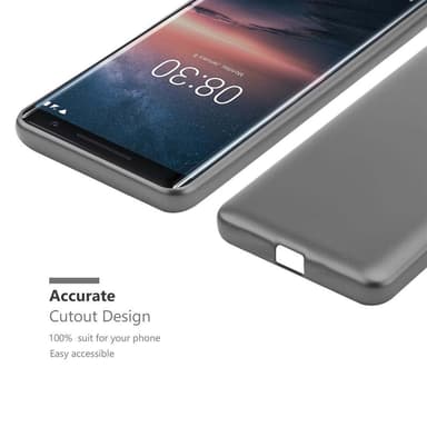 Nokia 8 Sirocco Suojakuori Kotelo (harmaa)