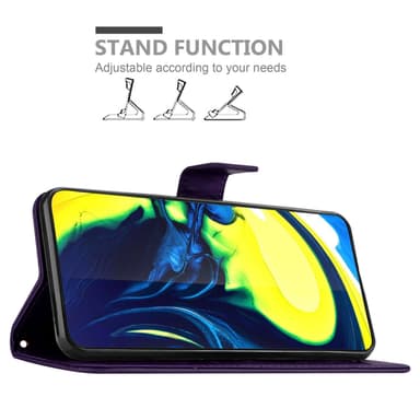 Motorola MOTO G72 Suojakuori Lompakkokotelo (Turkoosi)