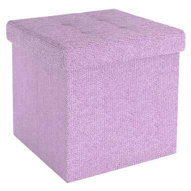 Taitettava Jakkara 38x38x38 cm (vaaleanpunainen)