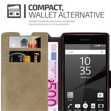 Sony Xperia Z5 COMPACT Suojakuori Lompakkokotelo