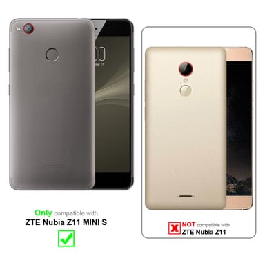 ZTE Nubia Z11 MINI S Suojakuori Lompakkokotelo (Musta)