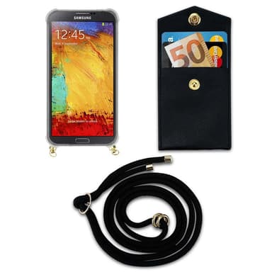 Samsung Galaxy NOTE 3 Suojakuori Kotelo (Musta)