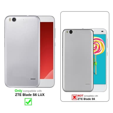 ZTE Blade S6 LUX Suojakuori Cover (Punainen)