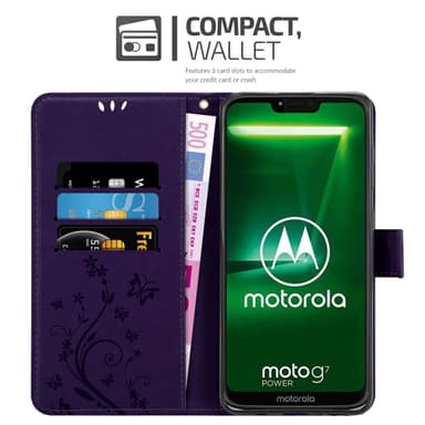 Motorola MOTO G7 POWER Suojakuori Lompakkokotelo