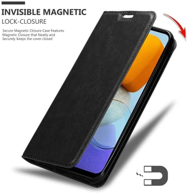 Samsung Galaxy M23 5G Suojakuori Lompakkokotelo (Musta)