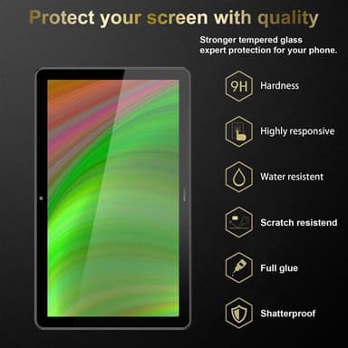 Huawei MediaPad T5 10 (10.1 Zoll) 3x Suojakalvo