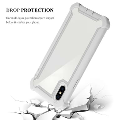 iPhone X / XS Suojakuori Kotelo (harmaa)