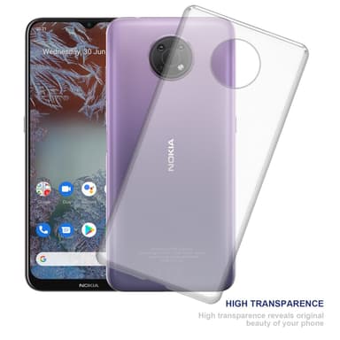 Nokia G10 / G20 Suojakuori Kotelo (Läpinäkyvä)