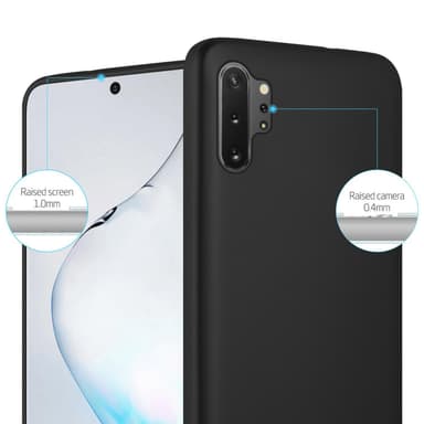 Samsung Galaxy NOTE 10 PLUS Suojakuori Kotelo (Musta)