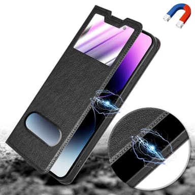 Lompakkokotelo Samsung Galaxy S24 Case (Musta)