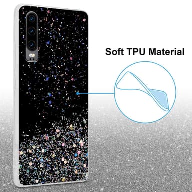 Huawei P30 Suojakuori Kotelo (Musta)