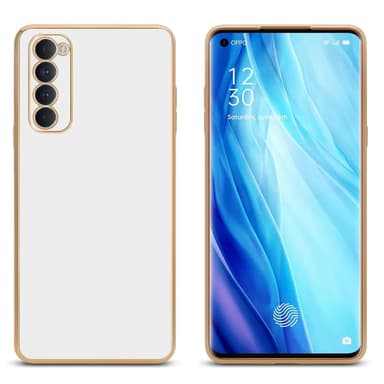 Oppo Reno4 PRO Suojakuori Case Cover (Valkoinen)