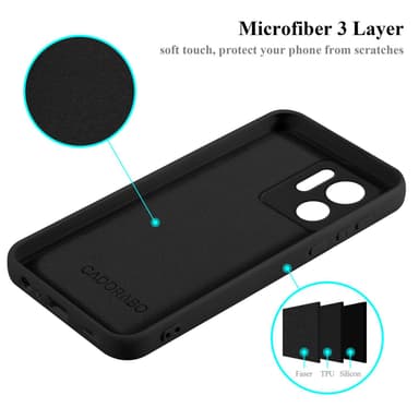 Motorola Edge 40 Suojakuori Kotelo Case (Musta)