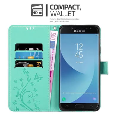 Samsung Galaxy J7 2018 Suojakuori Lompakkokotelo