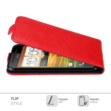 HTC ONE SV Suojakuori Case Cover (Punainen)