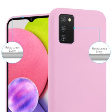 Suojakuori Samsung Galaxy A03s Kotelo (Vaaleanpunainen)