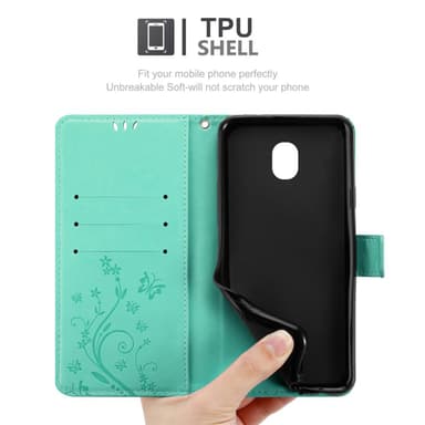 Samsung Galaxy J7 2018 Suojakuori Lompakkokotelo