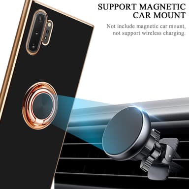 Samsung Galaxy NOTE 10 PLUS Suojakuori Kotelo (Musta)
