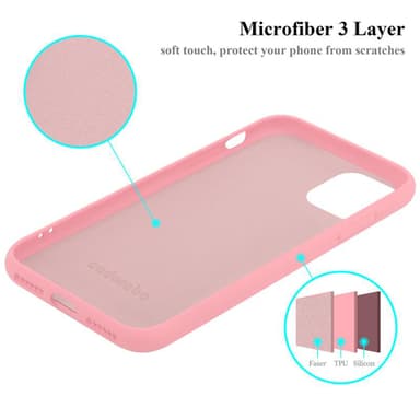 iPhone 11 Suojakuori Kotelo Case (Vaaleanpunainen)