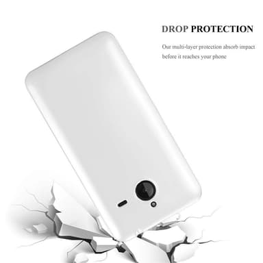 Nokia Lumia 640 XL Suojakuori Kotelo (Hopea)