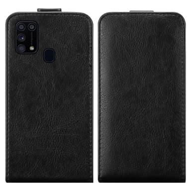 Samsung Galaxy M31 Suojakuori Lompakkokotelo (Musta)