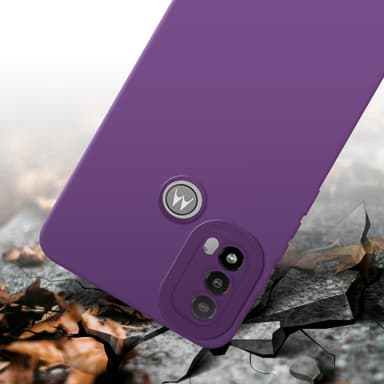 Motorola MOTO E20 Suojakuori Kotelo (Violetti)