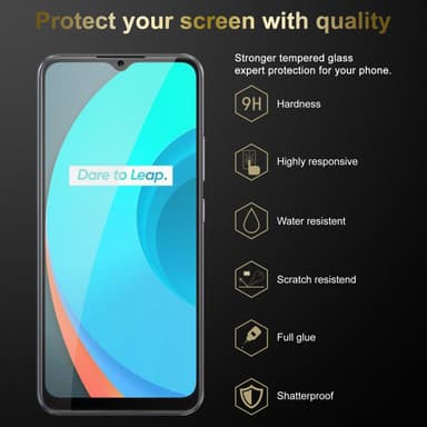 Realme C11 2020 Näytönsuoja Karkaistu lasi Suojakalvo