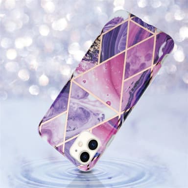 iPhone 11 Suojakuori Lompakkokotelo (Violetti)