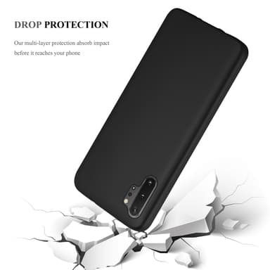 Samsung Galaxy NOTE 10 PLUS Suojakuori Kotelo (Musta)