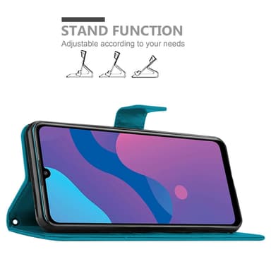 Honor 9A Suojakuori Lompakkokotelo (Sininen)