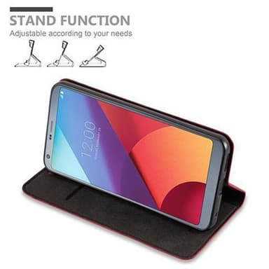 LG G6 Suojakuori Lompakkokotelo (Punainen)