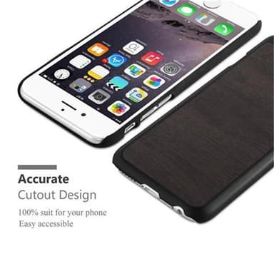 iPhone 6 / 6S Suojakuori Kotelo (Musta)