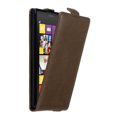 Nokia Lumia 1020 Suojakuori Lompakkokotelo (Ruskea)
