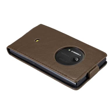 Nokia Lumia 1020 Suojakuori Lompakkokotelo (Ruskea)