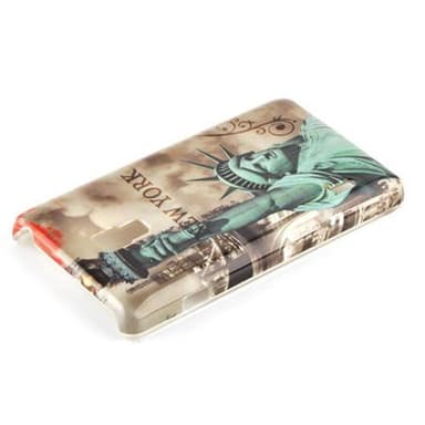 LG OPTIMUS L7 II Suojakuori Case Cover (Ruskea)