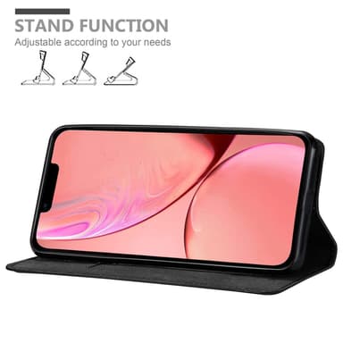 iPhone 13 Suojakuori Lompakkokotelo (Musta)