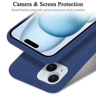 iPhone 15 PLUS Suojakuori Kotelo Case (Sininen)