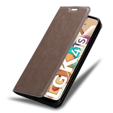 LG KQ51 Suojakuori Lompakkokotelo (Ruskea)