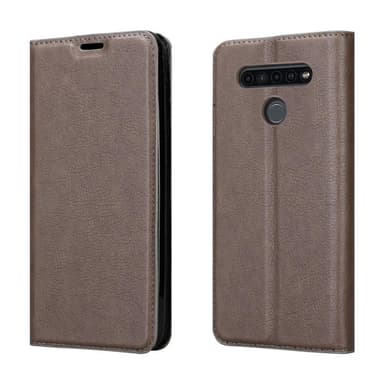 LG KQ51 Suojakuori Lompakkokotelo (Ruskea)