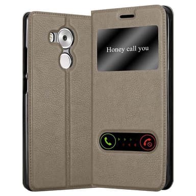 Lompakkokotelo Huawei MATE 8 Case (Ruskea)