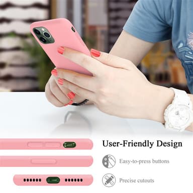 iPhone 11 PRO MAX Suojakuori Kotelo (Vaaleanpunainen)