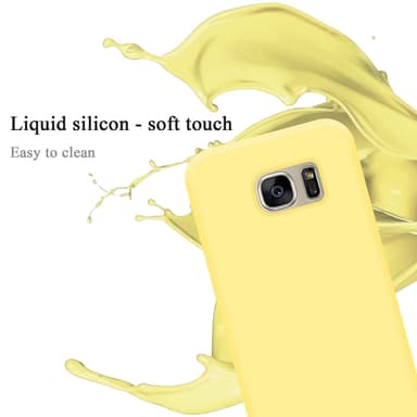 Samsung Galaxy S7 Suojakuori Kotelo (Keltainen)