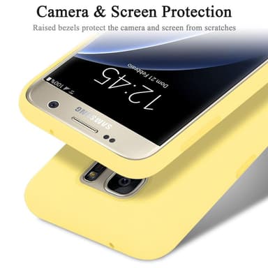 Samsung Galaxy S7 Suojakuori Kotelo (Keltainen)