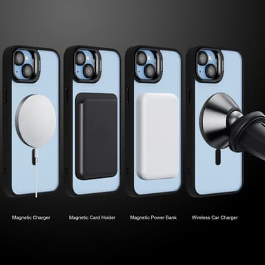 iPhone 15 PLUS Suojakuori Kotelo Magsafe kompatibel