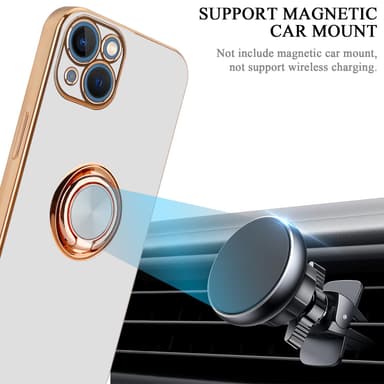iPhone 14 Suojakuori Kotelo (Valkoinen)