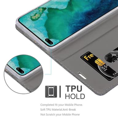 Honor View 30 PRO Suojakuori Lompakkokotelo (harmaa)