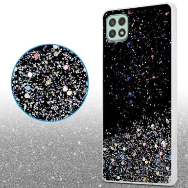 Samsung Galaxy A22 5G Suojakuori Kotelo (Musta)