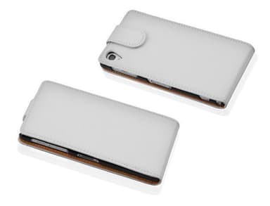 Sony Xperia Z2 Suojakuori Lompakkokotelo (Valkoinen)