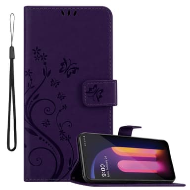 LG V60 ThinQ Suojakuori Lompakkokotelo (Violetti)