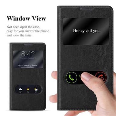 Lompakkokotelo Samsung Galaxy NOTE 4 Case (Musta)